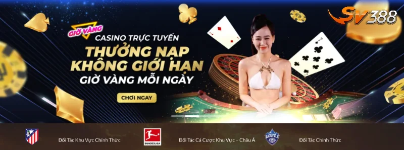 Kho trò chơi đẳng cấp tại nhà cái SV388