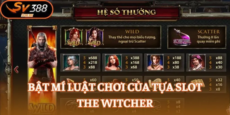 The Witcher có luật chơi không hề khó hiểu hay phức tạp