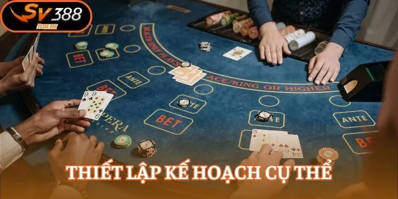 Thiết lập kế hoạch cụ thể